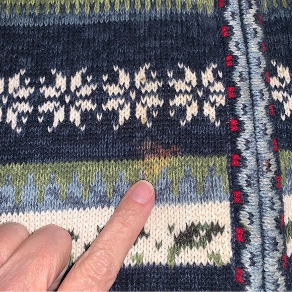 Carolina Colours Vintage Christmas Fair Isle Sweater Vest XL - Picture 4 of 6